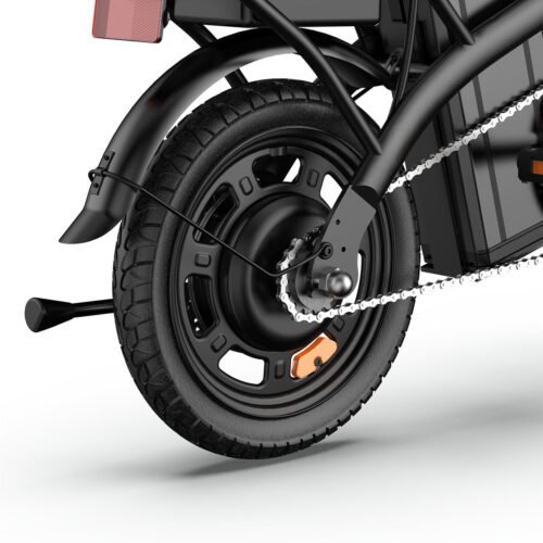 14″ Folding Electric Bike for Adults, 500W Motor, 40 Miles | 48V 375Wh Battery | UL 2849 Certification | 20MPH Speed | Mini E Bike for Adults