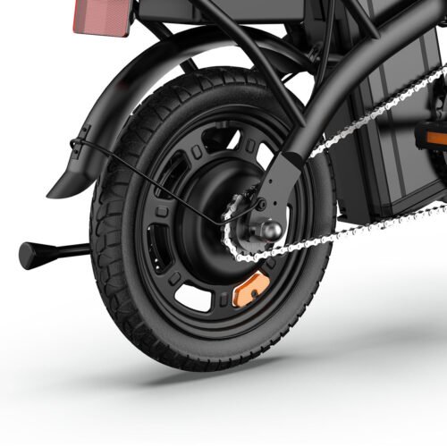 14″ Folding Electric Bike for Adults, 500W Motor, 40 Miles | 48V 375Wh Battery | UL 2849 Certification | 20MPH Speed | Mini E Bike for Adults